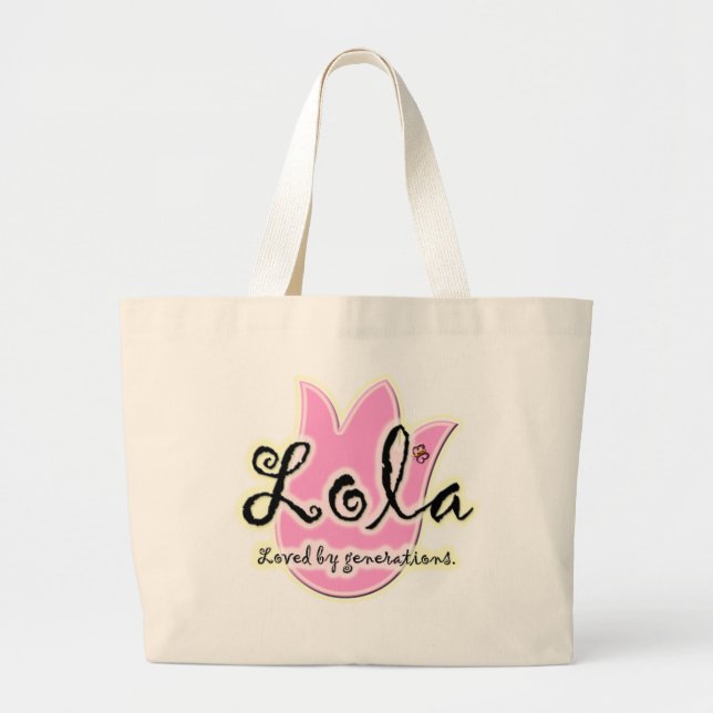 Grand Tote Bag Cadeau du jour de mère de Lola de Philippin (Devant)