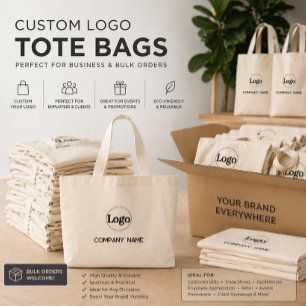 Grand Tote Bag Cadeau promotionnel d'entreprise avec logo personn