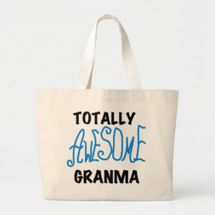 Grand Tote Bag Cadeaux bleus totalement impressionnants de