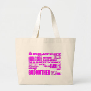 Grand Tote Bag Cadeaux d'amusement pour des marraines : La plus
