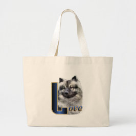 Grand Tote Bag Cadeaux d'art Keeshond