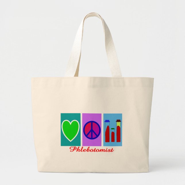 Grand Tote Bag Cadeaux de Phlebotomist (Devant)