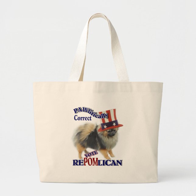 Grand Tote Bag Cadeaux de Poméranie (Devant)