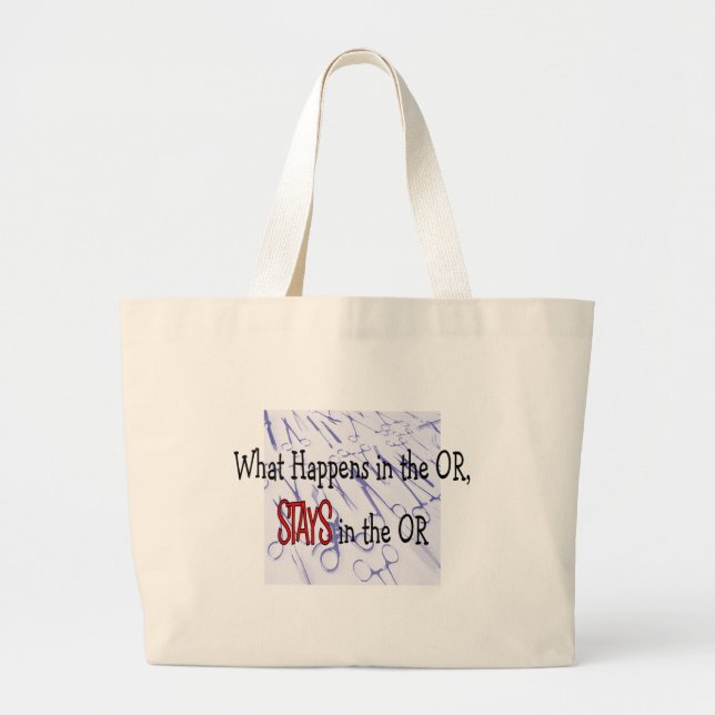 Grand Tote Bag Cadeaux de professionnels de chirurgie (Devant)