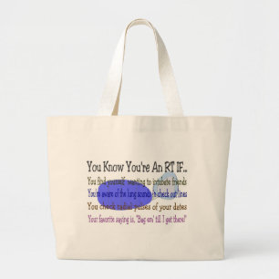 Grand Tote Bag Cadeaux de thérapeute respiratoire
