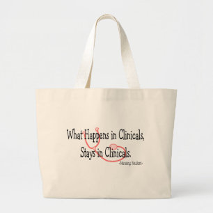 Grand Tote Bag Cadeaux d'élève-infirmière