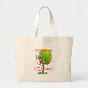 Grand Tote Bag Cadeaux d'infirmière de NICU, bébés adorables d