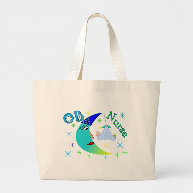 Grand Tote Bag Cadeaux d'infirmière d'OB (Devant)