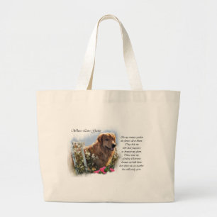 Grand Tote Bag Cadeaux Golden Retriever