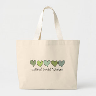 Grand Tote Bag Cadeaux retirés d'assistant social