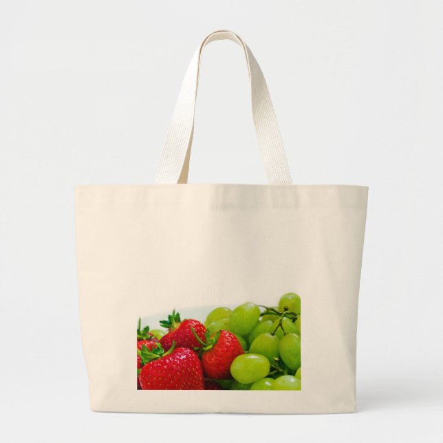Grand Tote Bag Cadeaux sains de destin de salade de fruits (Devant)