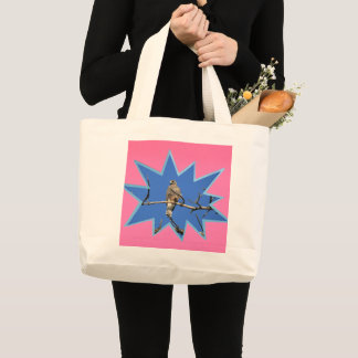 Grand Tote Bag Cadre photo Pink Pop Out