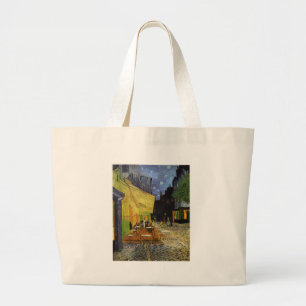 Grand Tote Bag Café nocturne de Van Gogh