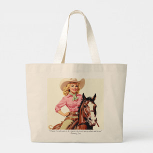 Grand Tote Bag Calamity Jane : Pales de piste