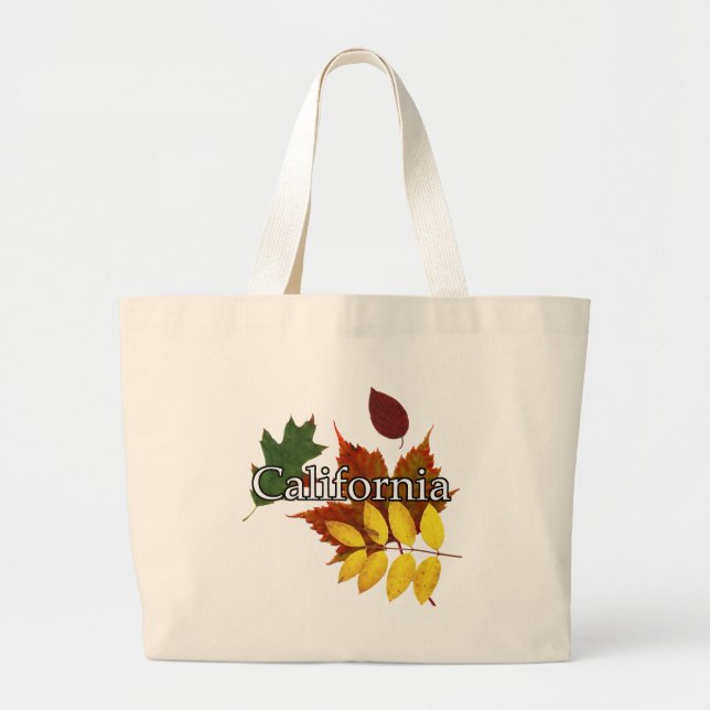 GRAND TOTE BAG CALIFORNIE COULEURS CHUTES (Devant)