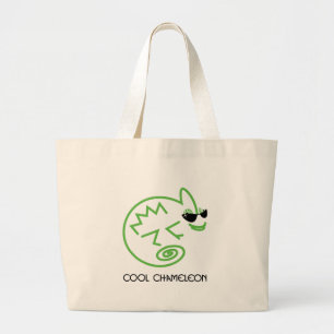 Grand Tote Bag Caméléon vert frais