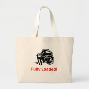 Grand Tote Bag Caméra entièrement chargée