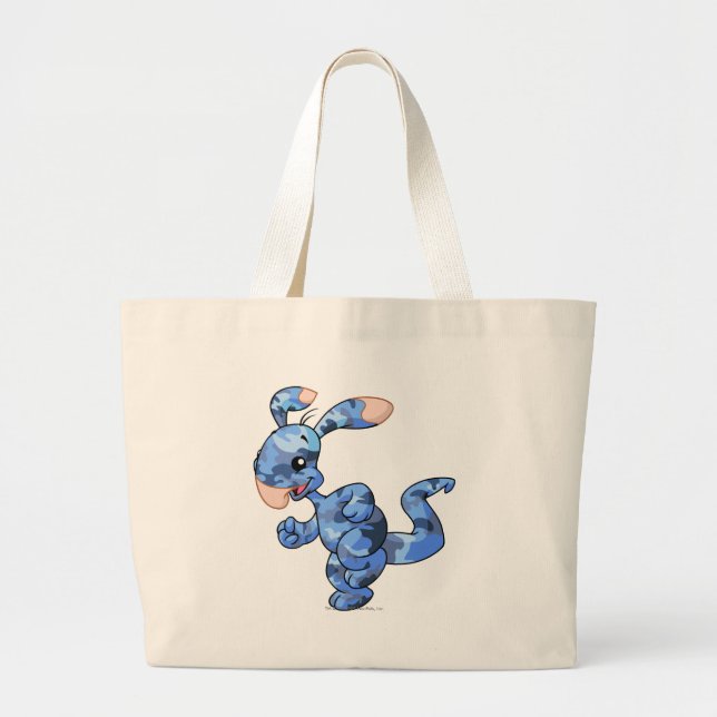 Grand Tote Bag Camouflage de Blumaroo (Devant)
