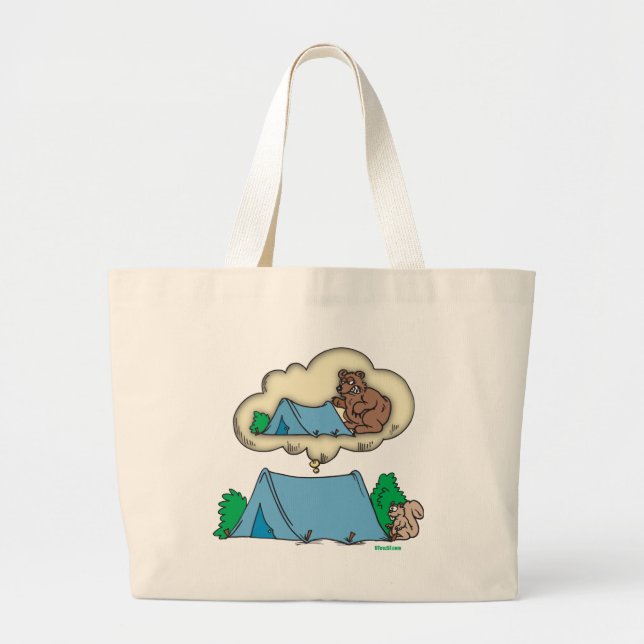 Grand Tote Bag CAMP-imagine (Devant)
