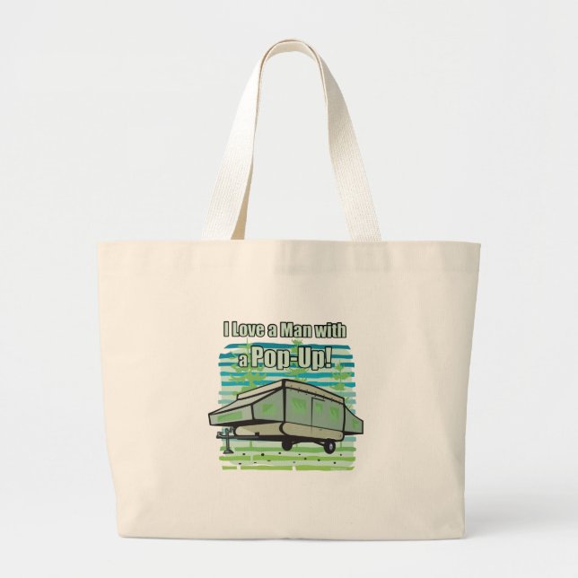 Grand Tote Bag Camping PopUp (Devant)