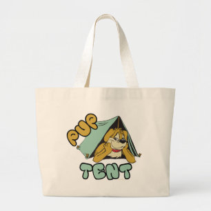 Grand Tote Bag Camping Tente Pup