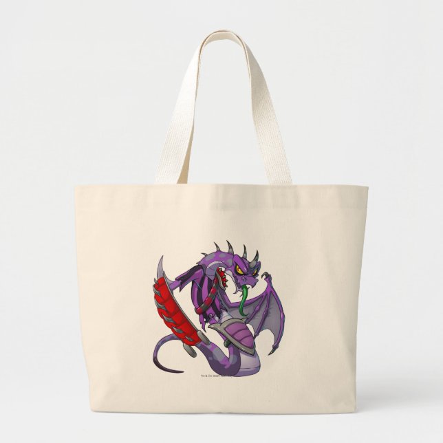 Grand Tote Bag Capitaine 2 d'équipe de citadelle de Darigan (Devant)