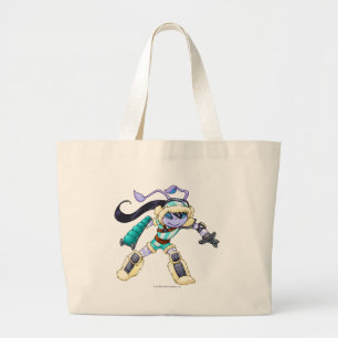 Grand Tote Bag Capitaine 2 d'équipe de Mountatin de terreur