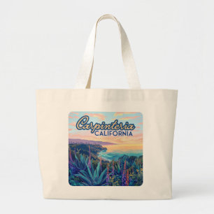 Grand Tote Bag Carpinteria Californie Père Noël Barbara Ventura B
