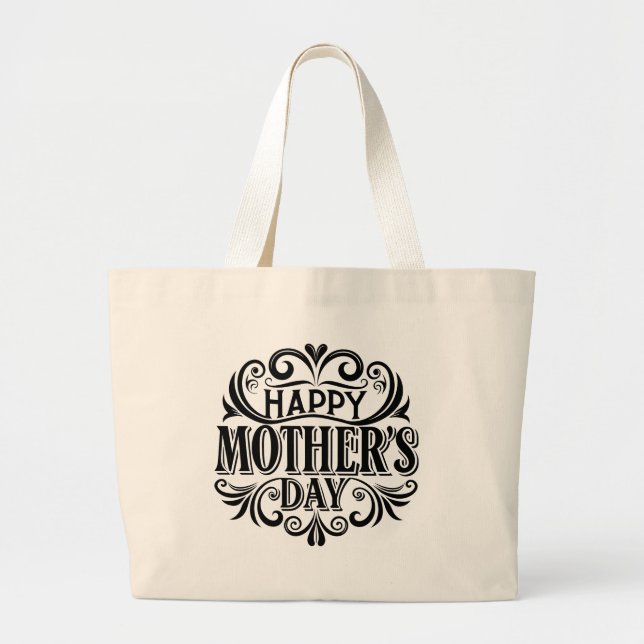 Grand Tote Bag Carry Love with Mom (Devant)