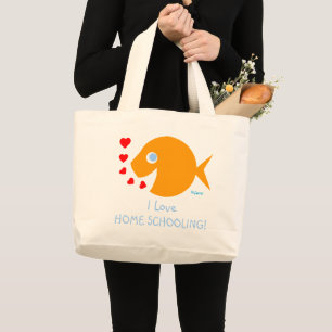 Grand Tote Bag Cartable mignon de professeur de Homeschooling