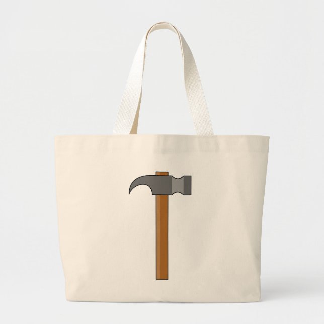 Grand Tote Bag Carton en marteau (Devant)