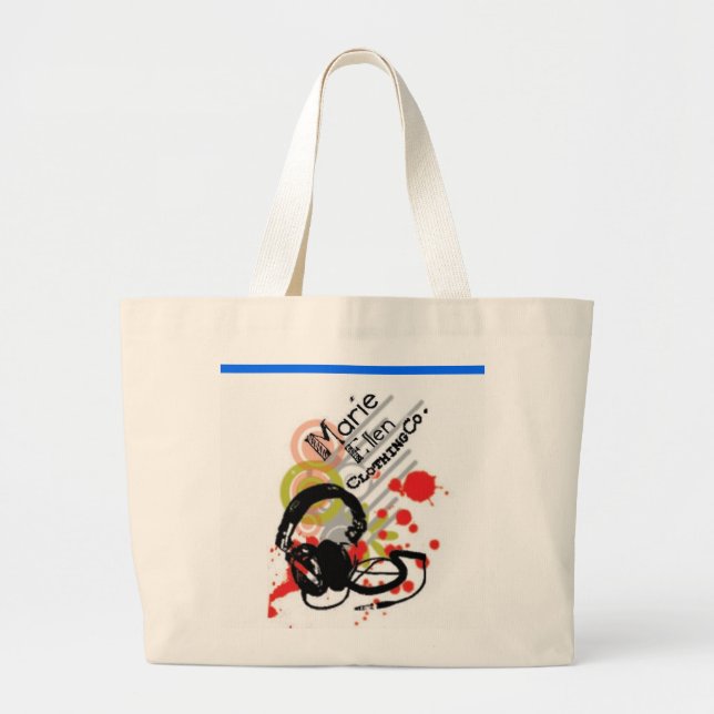 Grand Tote Bag casque (Devant)