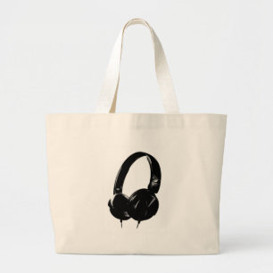 Grand Tote Bag Casque Pop Art