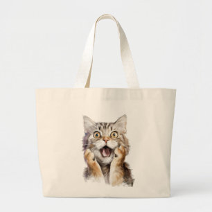Grand Tote Bag Cat Jumbo Fourre-tout
