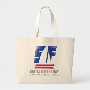 Grand Tote Bag Catamaran Sailing_Battle sur Bay_San Francisco
