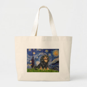Grand Tote Bag Cavalier (BT) - Nuit étoilée