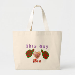 Grand Tote Bag Ce type adore le gros Jumbo Fourre-tout