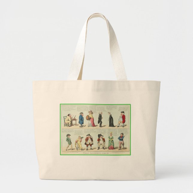 GRAND TOTE BAG CELA COMPTE POUR CELA (Devant)