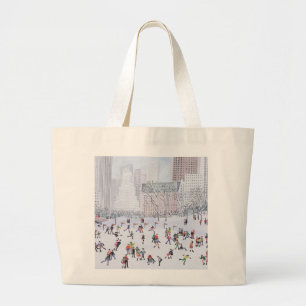 Grand Tote Bag Central Park New York 1994 de piste de patinage