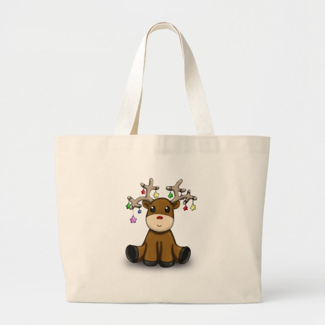 Grand Tote Bag Cerfs communs (Devant)