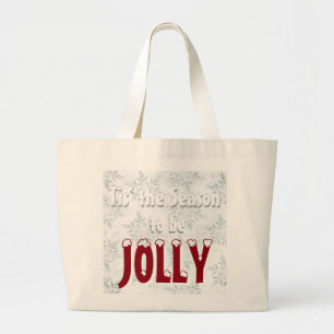 Grand Tote Bag C'est la saison Snowflakes Graphics