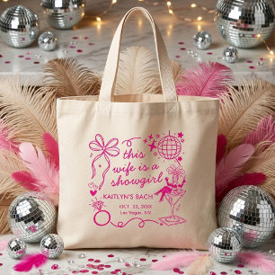 Grand Tote Bag Cette femme mariée est une showgirl enterrement de