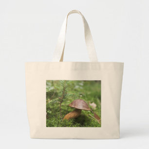 Grand Tote Bag Champignon sur la mousse
