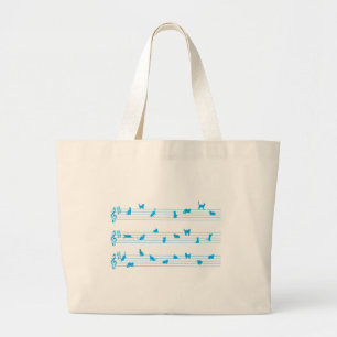 Grand Tote Bag Chanson Fourre-tout de chat