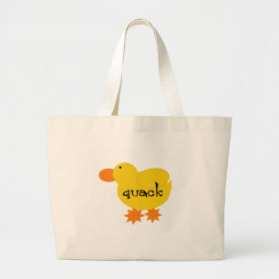 Grand Tote Bag Charlatan jaune de canard