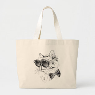 Grand Tote Bag Chat frais