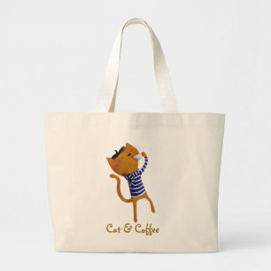 Grand Tote Bag Chat frais de Français