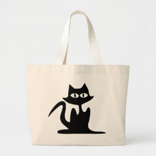 GRAND TOTE BAG CHAT NOIR