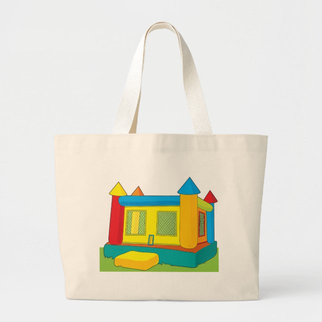 Grand Tote Bag Château de rebond (Devant)