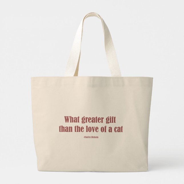 Grand Tote Bag Chats Peinture géométrique Quatre panneaux Stylist (Dos)